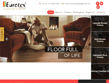 Tablet Screenshot of eurotexflooring.com